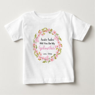 T-shirt Pour Bébé Vous serez ma proposition de marraine sur le