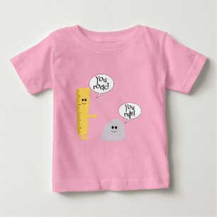 T-shirt Pour Bébé Vous vous basculez règle