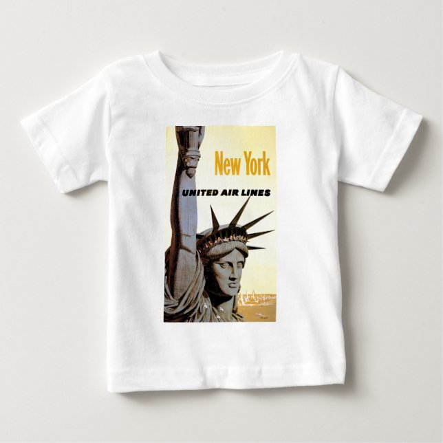 T-shirt Pour Bébé Voyage à New York (Devant)
