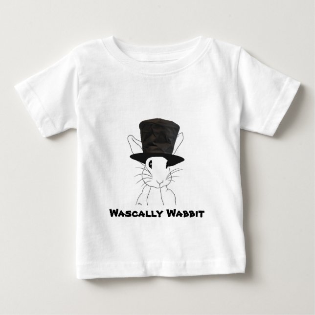 T-shirt Pour Bébé Wabbit Baby (Devant)