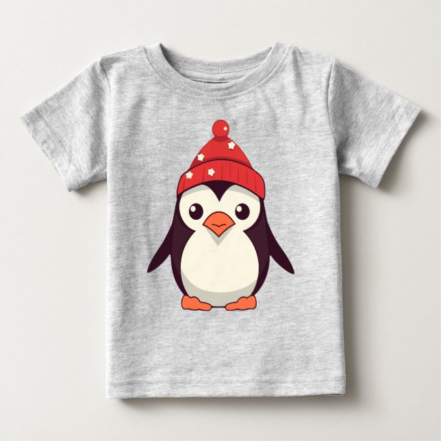 T-shirt Pour Bébé Waddle Claus (Devant)