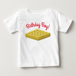 T-shirt Pour Bébé Waffle Cute Breakfast Brunch Enfants 1er Anniversa