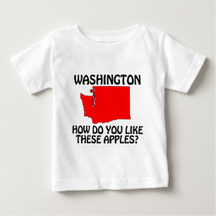 T-shirt Pour Bébé Washington - Comment Aimez-Vous Ces Pommes ?