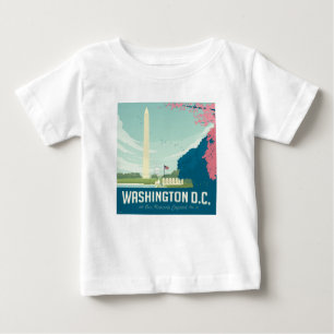T-shirt Pour Bébé Washington DC   La capitale de notre nation