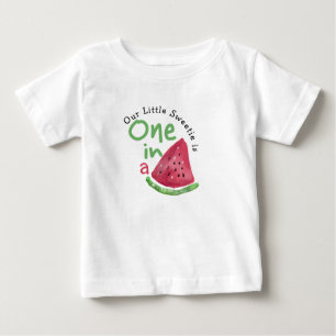 T-shirt Pour Bébé Watermelon One dans un Melon 1er anniversaire