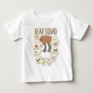 T-shirt Pour Bébé We Bare Bears - Bear Squad Journal Graphic