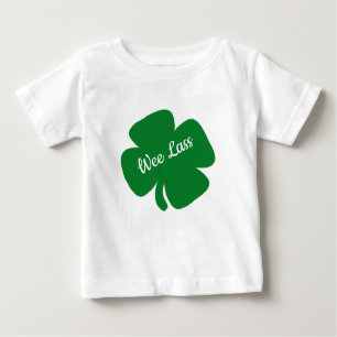 T-shirt Pour Bébé Wee Lass St Patrick's Day