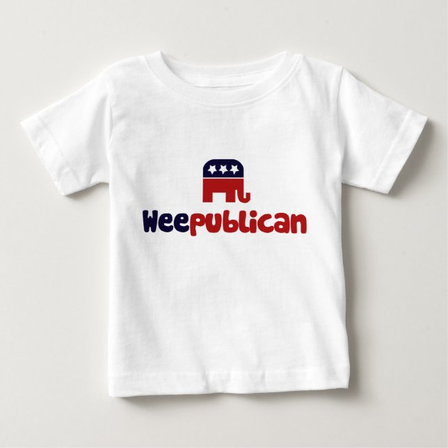 T-shirt Pour Bébé Weepublican (Devant)