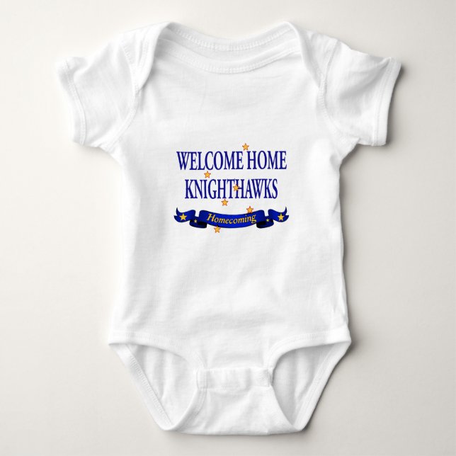 T-shirt Pour Bébé Welcome Home Knighthawks (Devant)