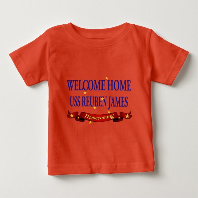 T-shirt Pour Bébé Welcome Home USS Reuben James (Devant)
