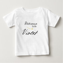 Welcome Little ..., Personalized Names Kids Shirts