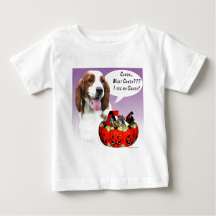 T-shirt Pour Bébé Welsh Springer Spaniel Halloween Candy