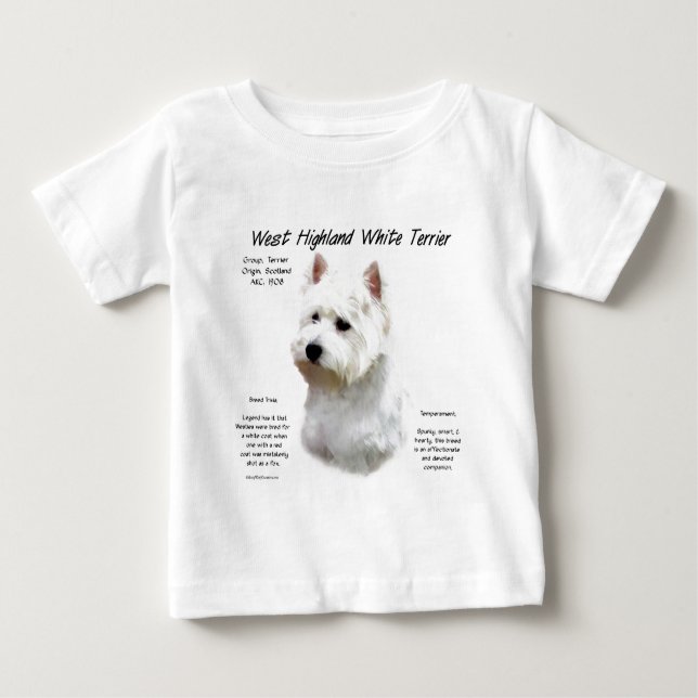 T-shirt Pour Bébé West Highland White Terrier (Devant)