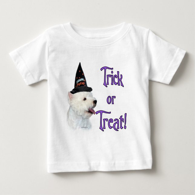 T-shirt Pour Bébé West Highland White Terrier Trick (Devant)