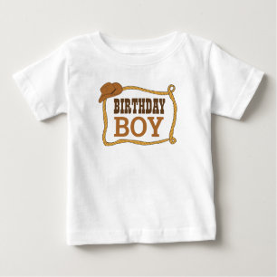 T-shirt Pour Bébé Western Rodeo Theme Party 1er Rodeo Birthday Party