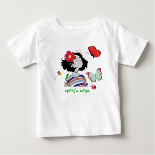 T-shirt Pour Bébé Where Spring Meets Me