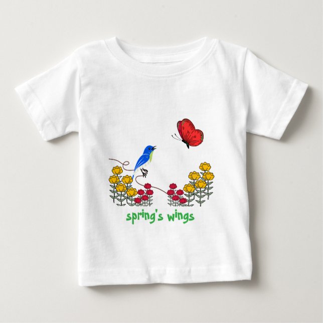T-shirt Pour Bébé Where Spring Meets Me (Devant)