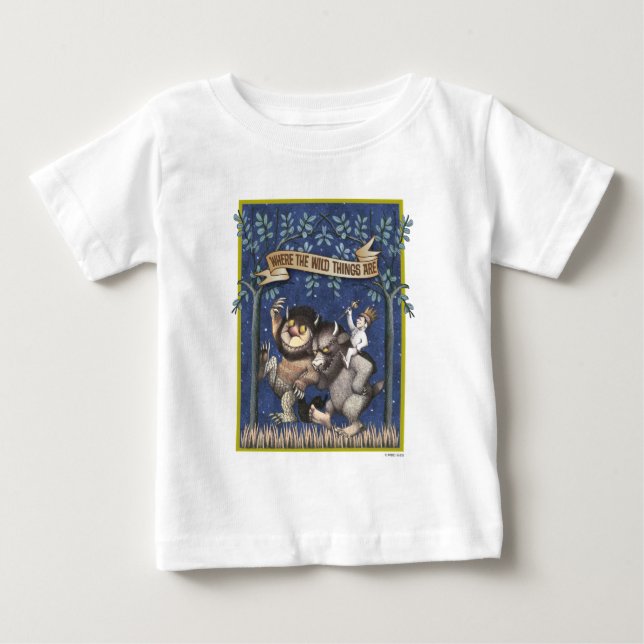 T-shirt Pour Bébé Where the Wild Things Are Graphique (Devant)