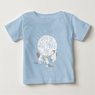 T-shirt Pour Bébé Where The Wild Things Are   Moon & Stars