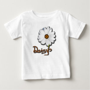 T-shirt Pour Bébé White Daisy