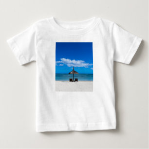 T-shirt Pour Bébé White Sand beach of Malope Flac Mauritius overloo