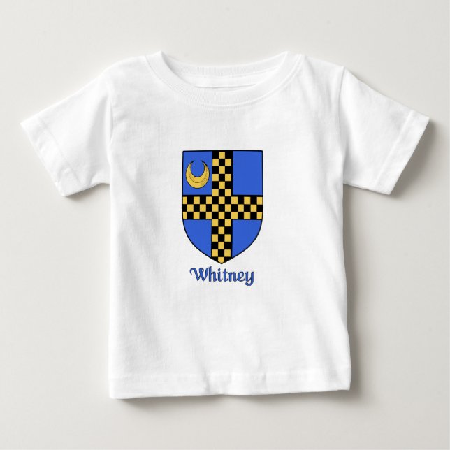T-shirt Pour Bébé Whitney Family Shield (Devant)
