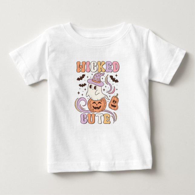 T-shirt Pour Bébé Wicked Cute (Devant)