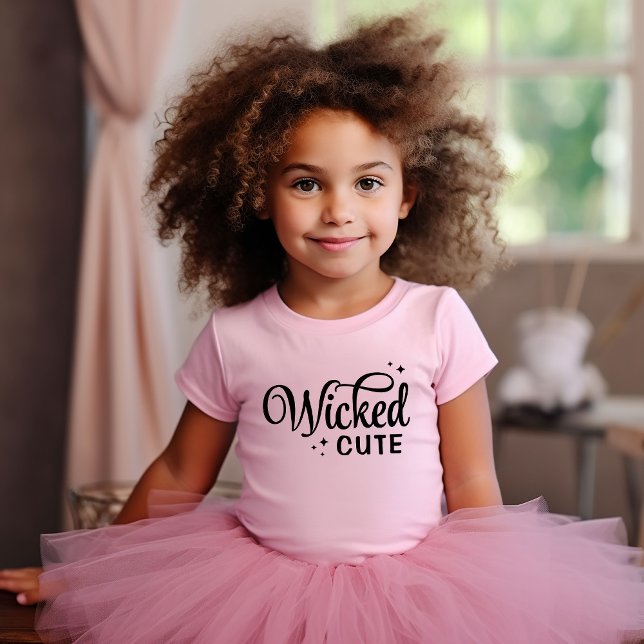 T-shirt Pour Bébé Wicked Cute Halloween (Créateur téléchargé)