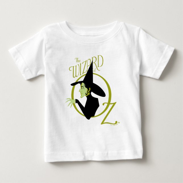 T-shirt Pour Bébé Wicked Witch™ L'Assistant Du Logo Oz™ (Devant)