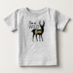 T-shirt Pour Bébé Wild One 1er anniversaire