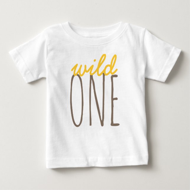 T-SHIRT POUR BÉBÉ WILD ONE BÉBÉ T-SHIRT (Devant)