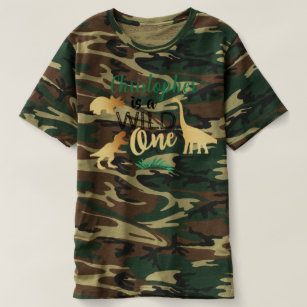 T-shirt Wild One Dinosaur Boys 1er anniversaire