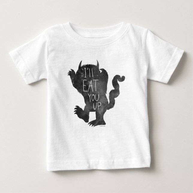 T-shirt Pour Bébé Wild Thing | Je vais te manger (Devant)