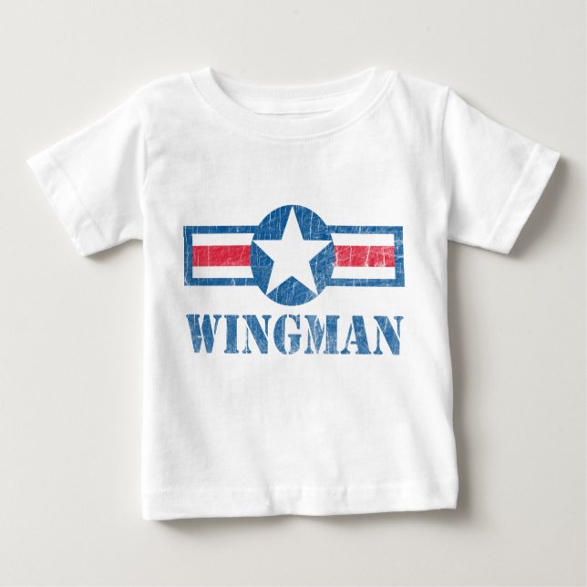 T-shirt Pour Bébé Wingman Vintage (Devant)
