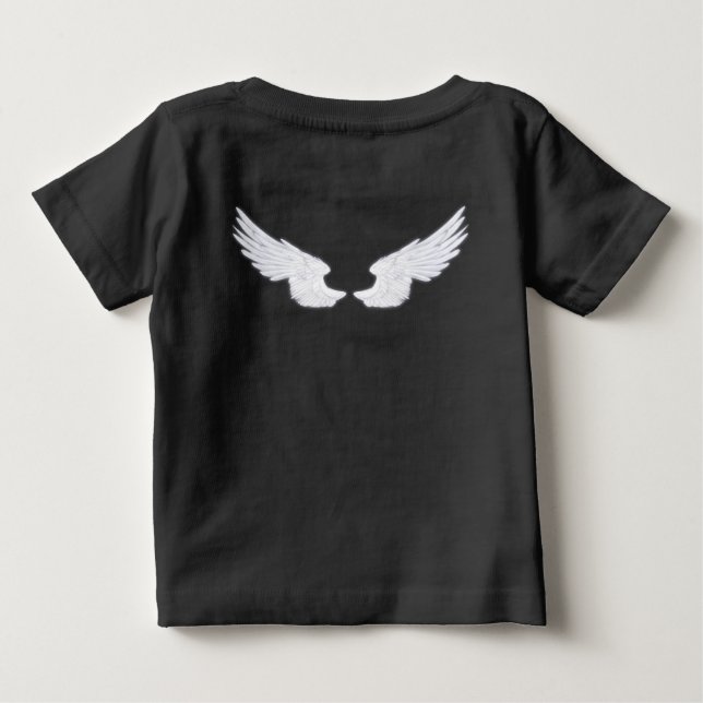 T-shirt Pour Bébé Wings de Falln White Angel (Dos)