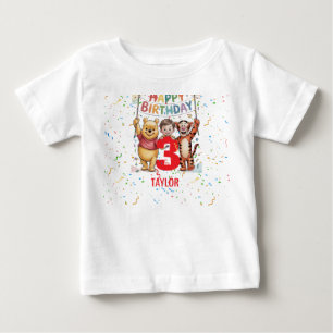 T-shirt Pour Bébé Winnie l'Ourson Joyeux Anniversaire