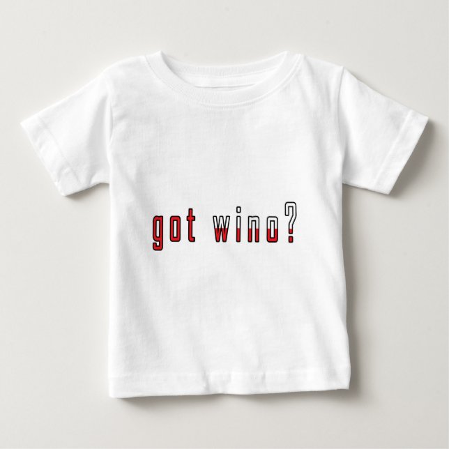 T-shirt Pour Bébé wino ? Drapeau (Devant)