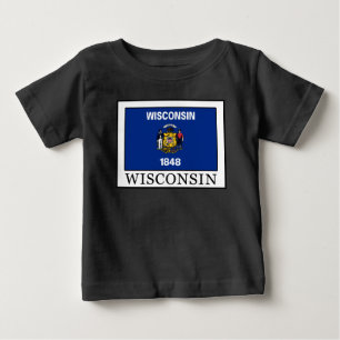 T-shirt Pour Bébé Wisconsin