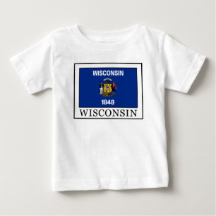 T-shirt Pour Bébé Wisconsin