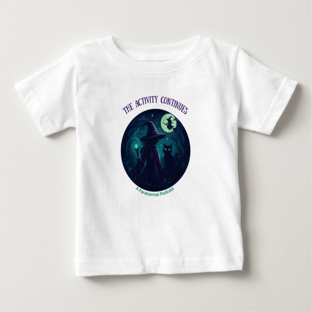 T-shirt Pour Bébé Witchy design on light kids clothes (Devant)