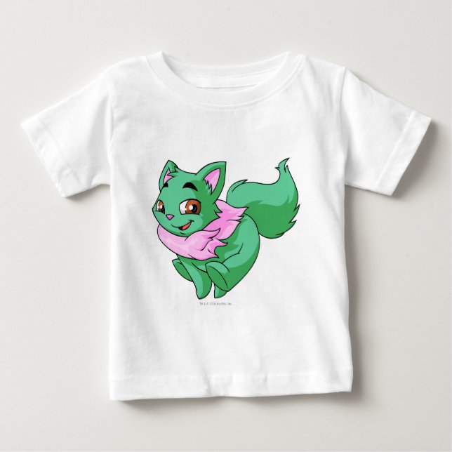 T-shirt Pour Bébé Wocky Green (Devant)