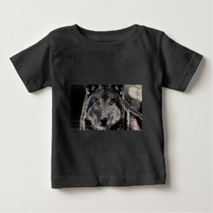 T-shirt Pour Bébé Wolf Eyes