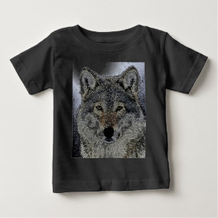 T-shirt Pour Bébé Wolf Eyes