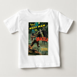 T-shirt Pour Bébé WOLFMAN CONTRE DRACULA par Philip J. Riley