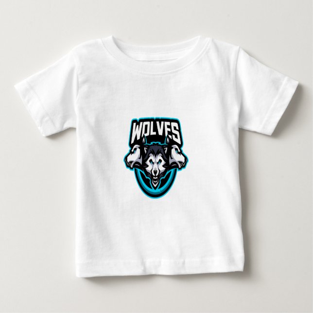 T-shirt Pour Bébé wolves (Devant)
