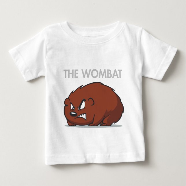 T-SHIRT POUR BÉBÉ WOMBAT (Devant)