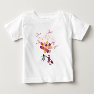 T-shirt Pour Bébé Wonka "Ne les laissez jamais voler vos rêves"