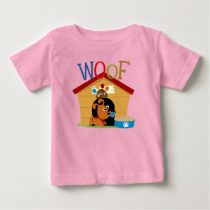 T-shirt Pour Bébé Woof Dog