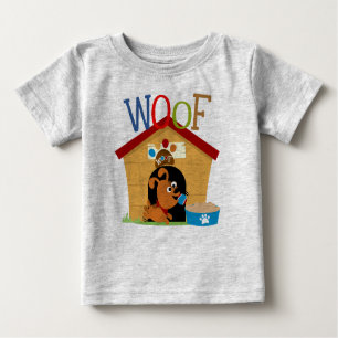 T-shirt Pour Bébé Woof Dog