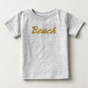 T-shirt Pour Bébé Wordmark Beach